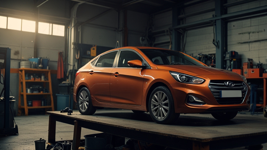 Ремонт масла в коробке Hyundai Accent в гараже